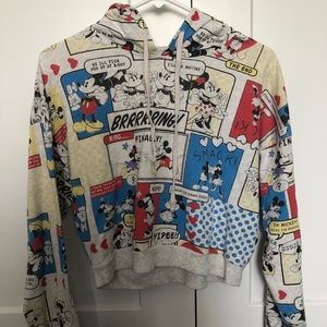 Disney Cropped Hoodie